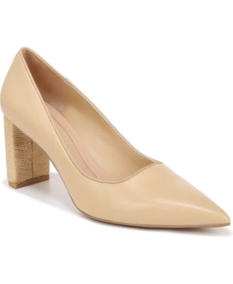 Franco Sarto - Giovanna Pointed Toe Block Heel Pumps