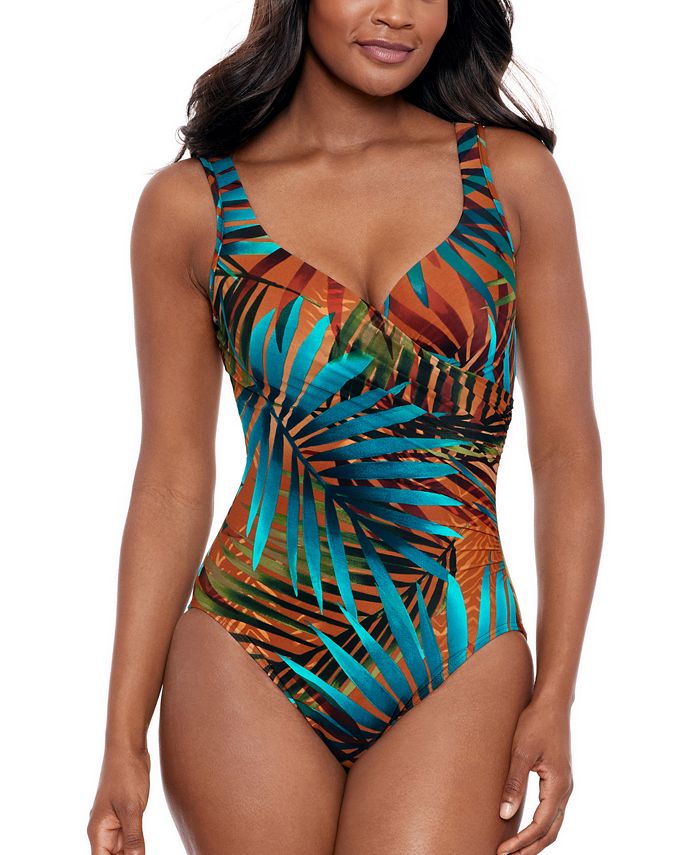 Miraclesuit Women s Tamara Tigre Its A Wrap Underwire One Piece