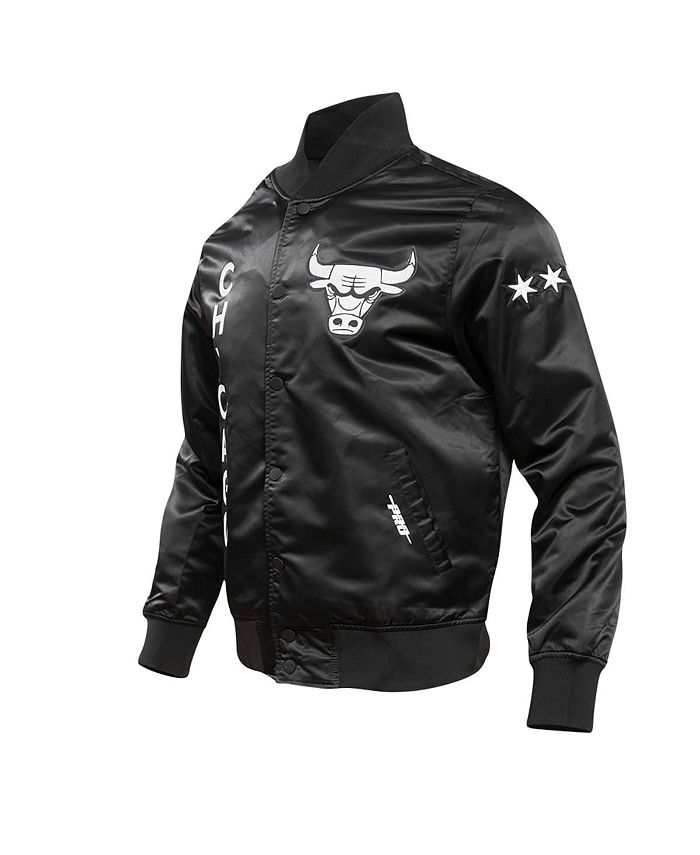 Pro Standard Men's Black Chicago Bulls 2023/24 City Edition Satin Full