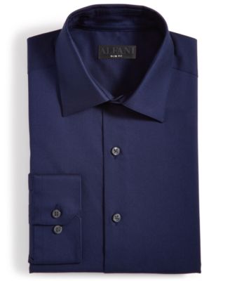 Men's Temperature Regulating Solid Dress Shirt, Slim & Regular Fit