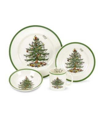 Spode Christmas Tree 4 Piece Place Setting - Macy's