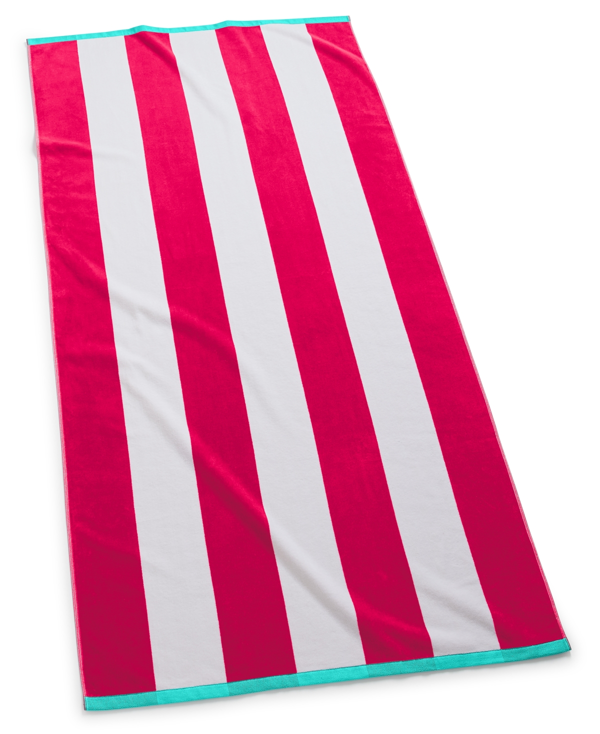 Shop Charter Club Resort Cabana Stripe Beach Towel, Created For Macy's In Cherry Soda