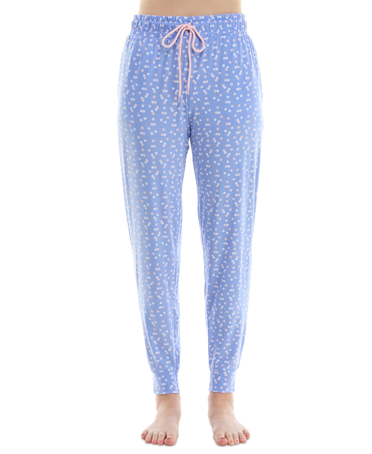 Women's Printed Jogger Pajama Pants - Allie Butterflies