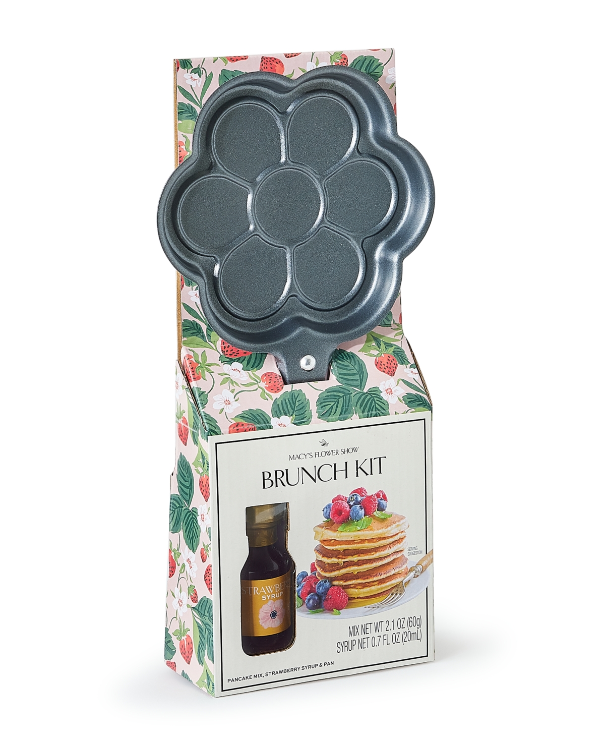 Macy's Flower Show Brunch Pancake Pan Kit, Created For  In Strawberry