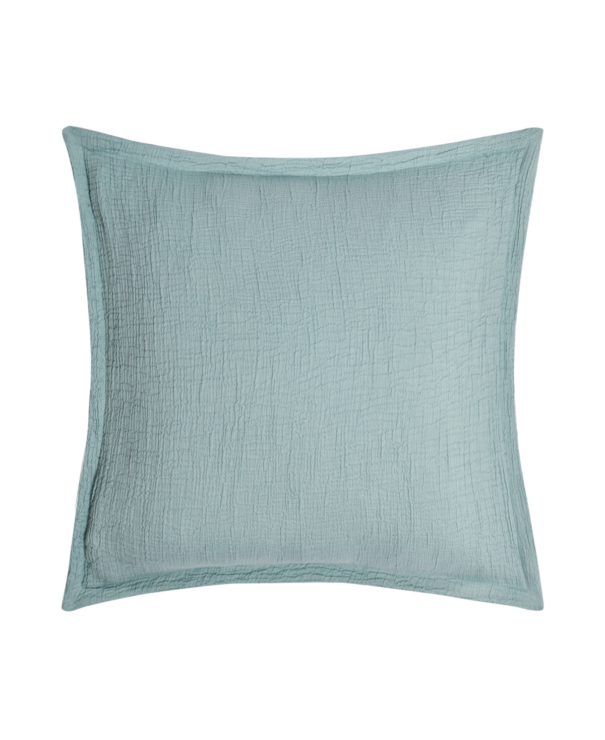 White Sand South Seas Square Decorative Pillow Cover, 20" X 20" In Aqua
