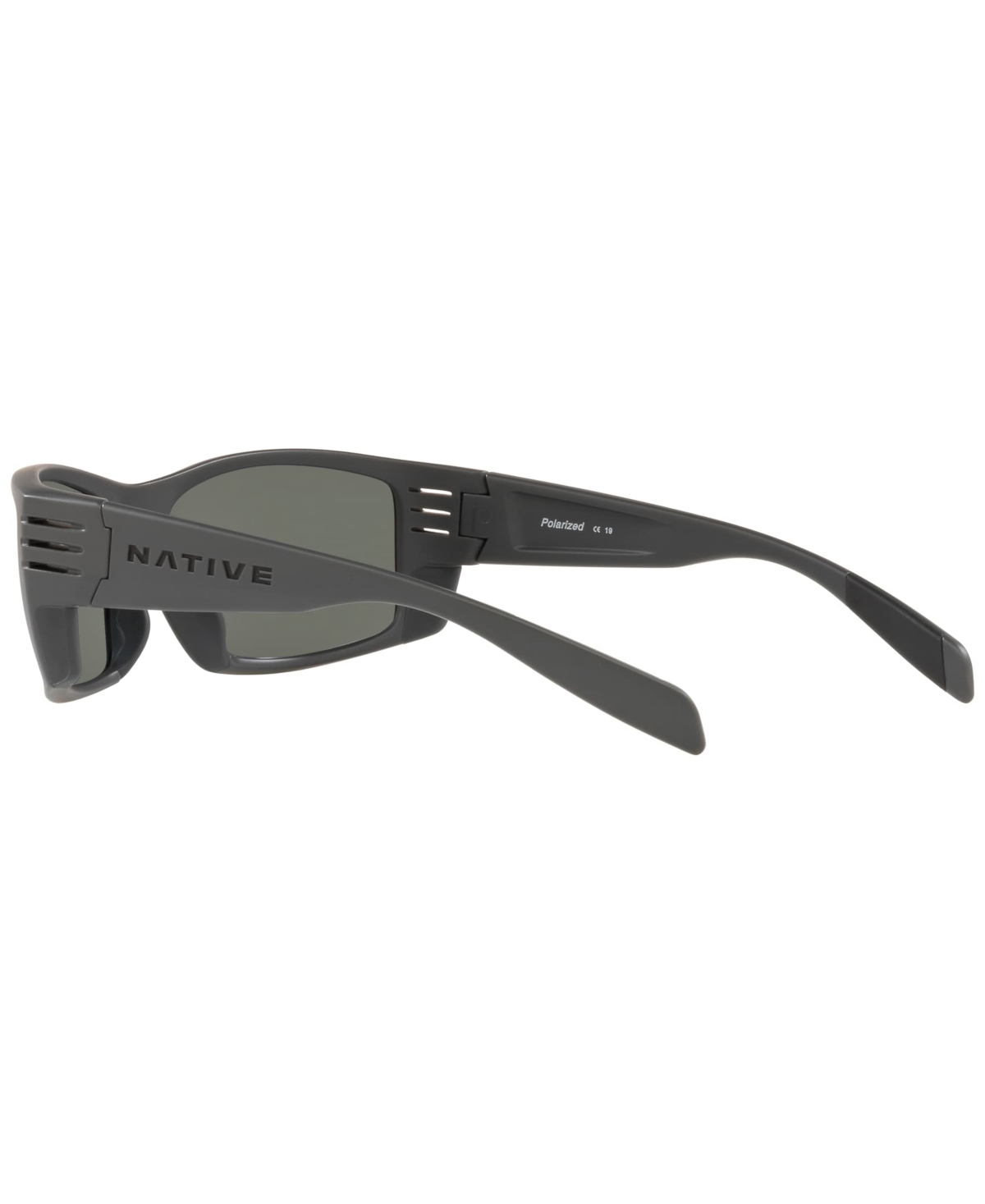 Shop Native Eyewear Native Men's Raghorn Polarized Sunglasses, Mirror Polar Xd9019 In Granite