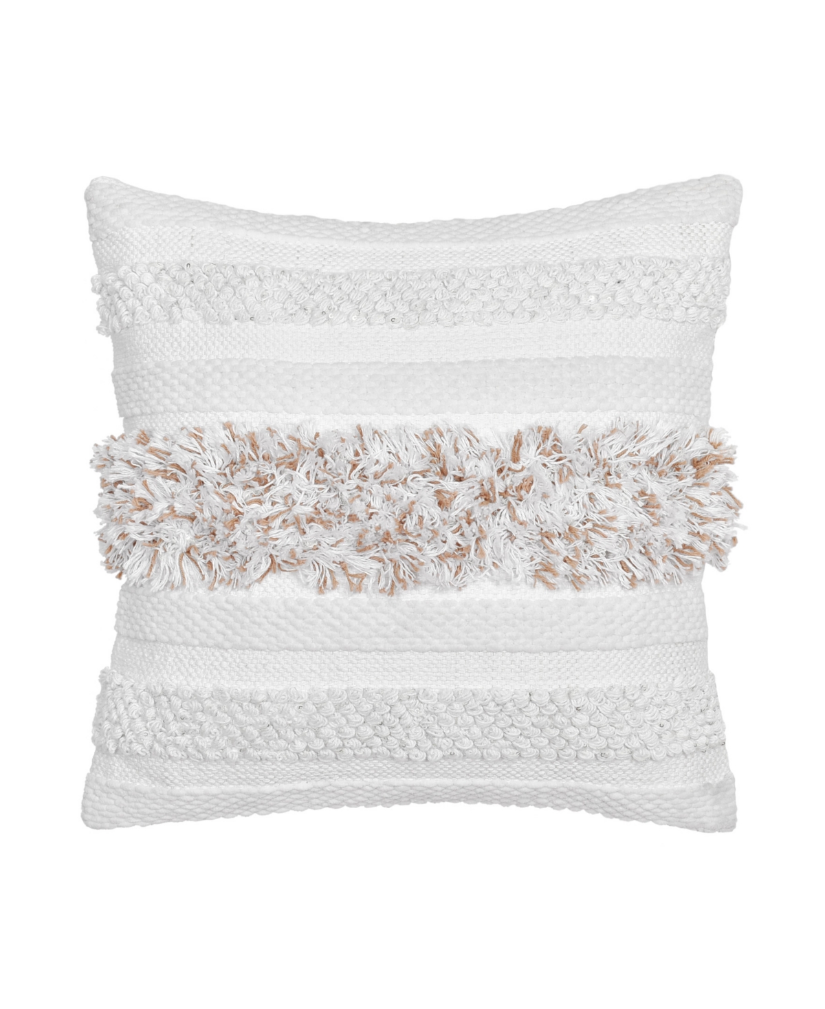White Sand Driftway Square Pillow,