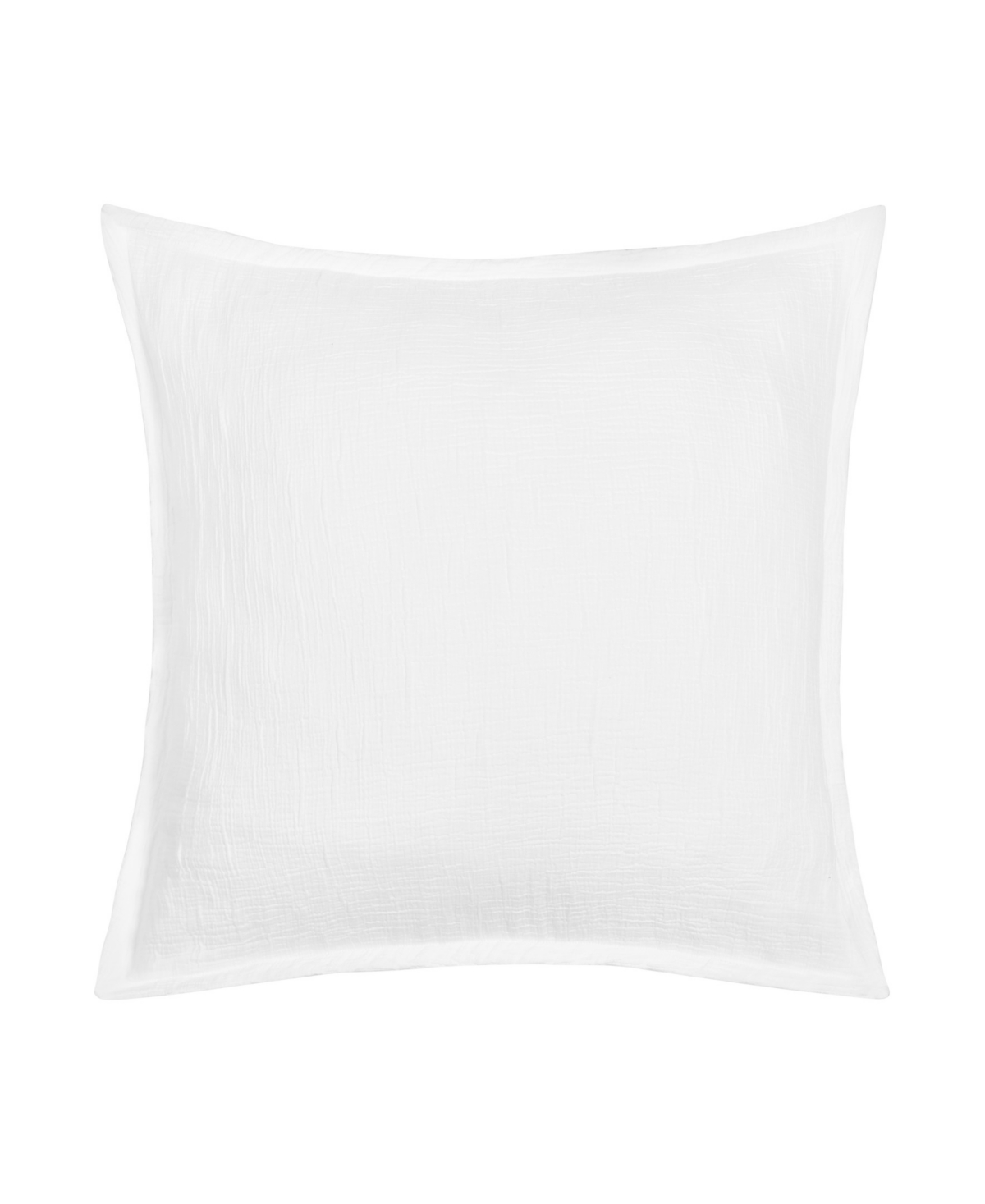 White Sand South Seas Square Decorative Pillow Cover, 20" X 20" In White