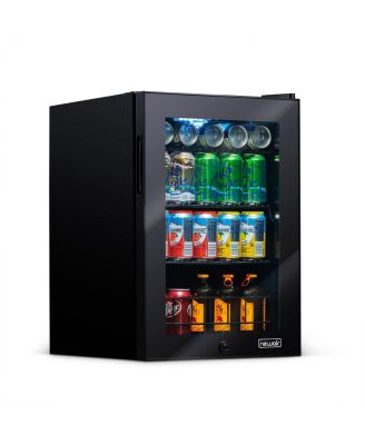 Newair - AB-850B 84-Can Black Beverage Cooler