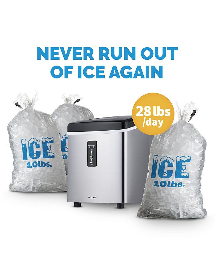 Newair Countertop Ice Maker, 28 lbs. of Ice a Day, 3 Ice Sizes, BPA