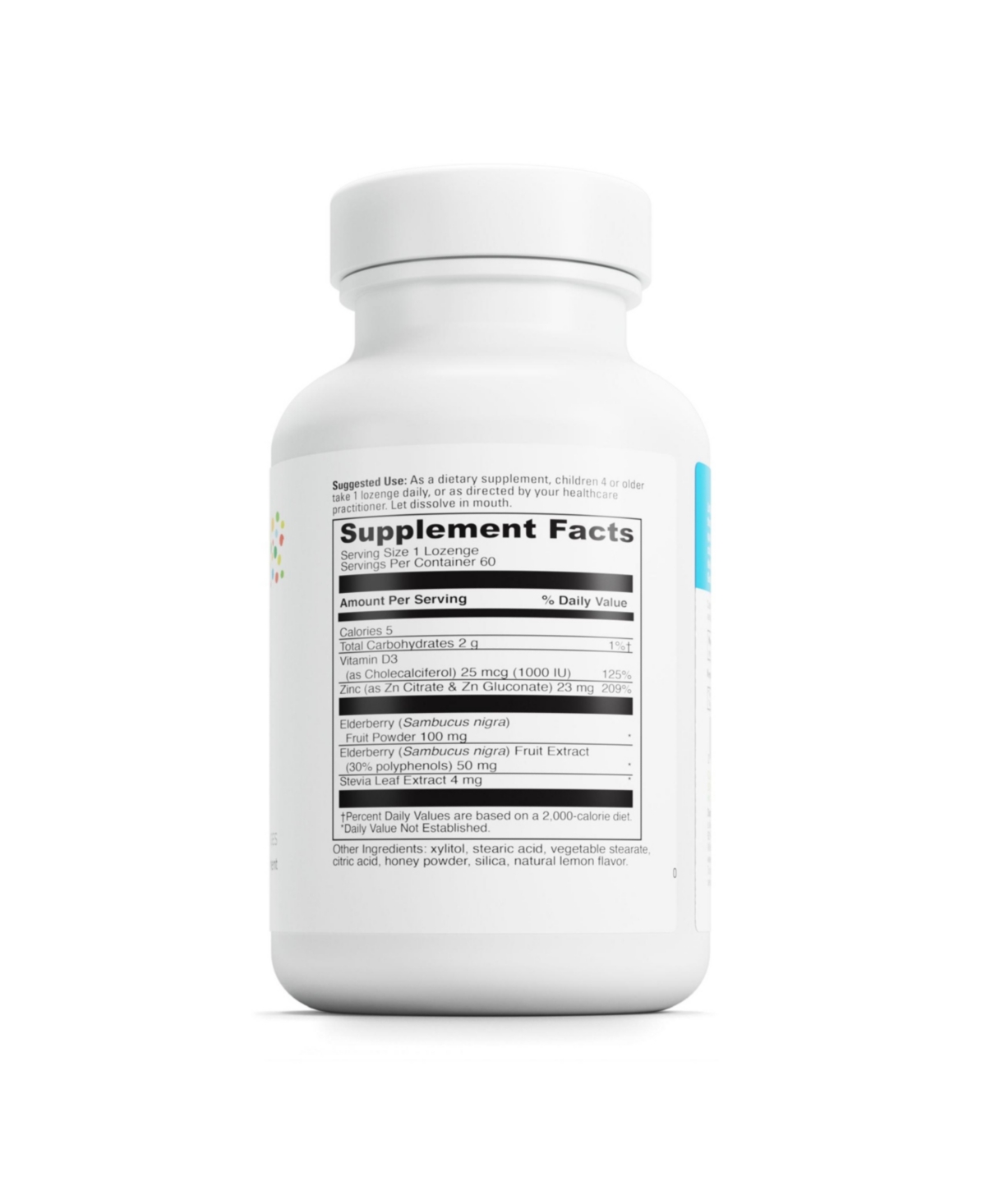 DaVinci Laboratories Little DaVinci Immuni-z + Elderberry - Kids Zinc Lozenge to Support Immune Health, Healthy Lungs and Throat Tissue - With Vitamin