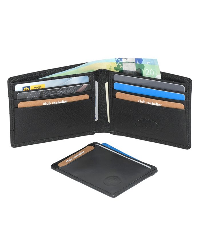 Club Rochelier Men's Billfold Wallet with Removable Card Holder Macy's