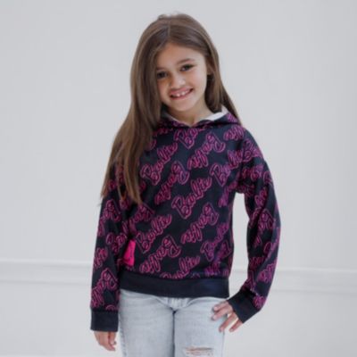 Little Girls Fleece Pullover Hoodie