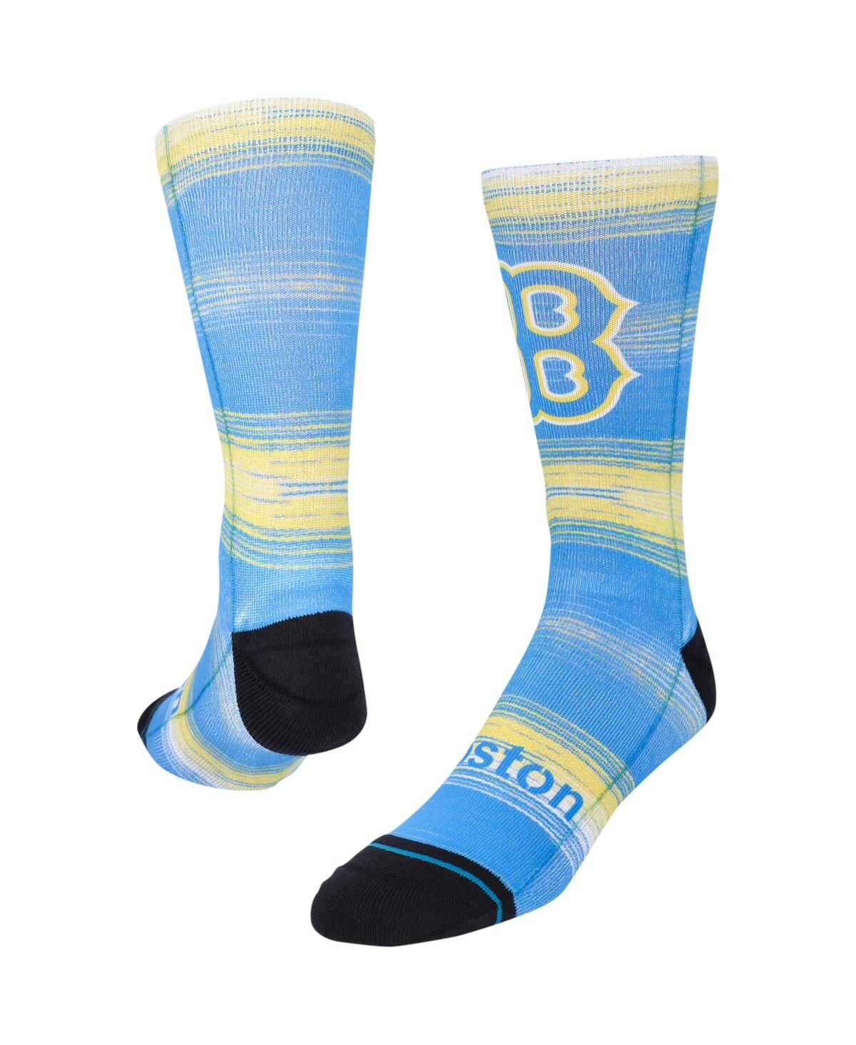 Stance Men's  Milwaukee Brewers City Connect Crew Socks In Blue