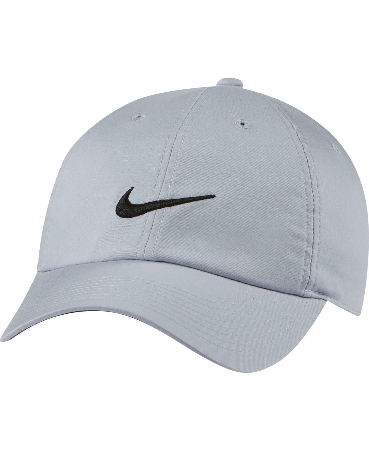 Nike Men's  Golf Gray Heritage86 Player Performance Adjustable Hat In Metallic