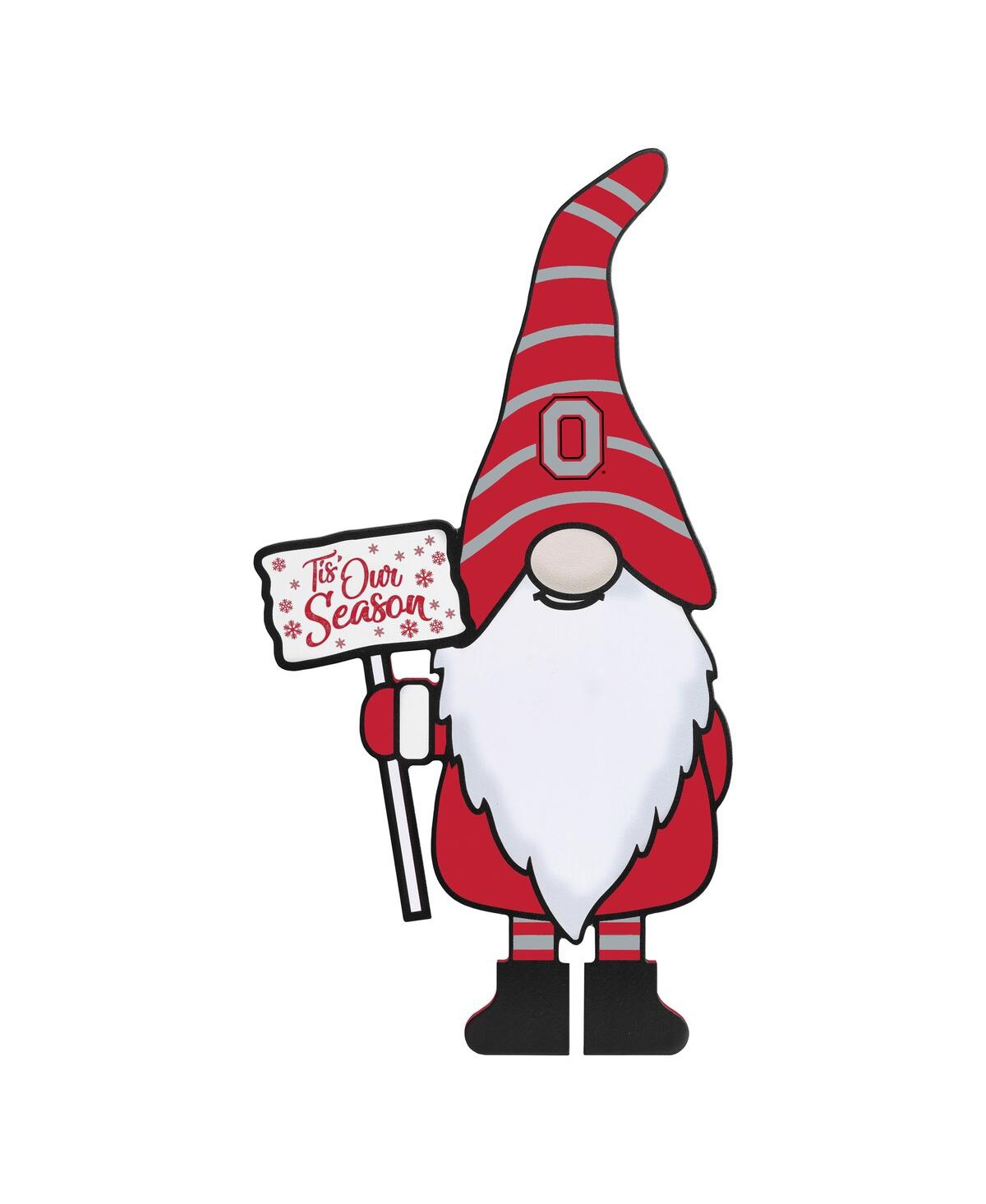 Foco Ohio State Buckeyes  16" Tis Our Season Gnome In Red,white