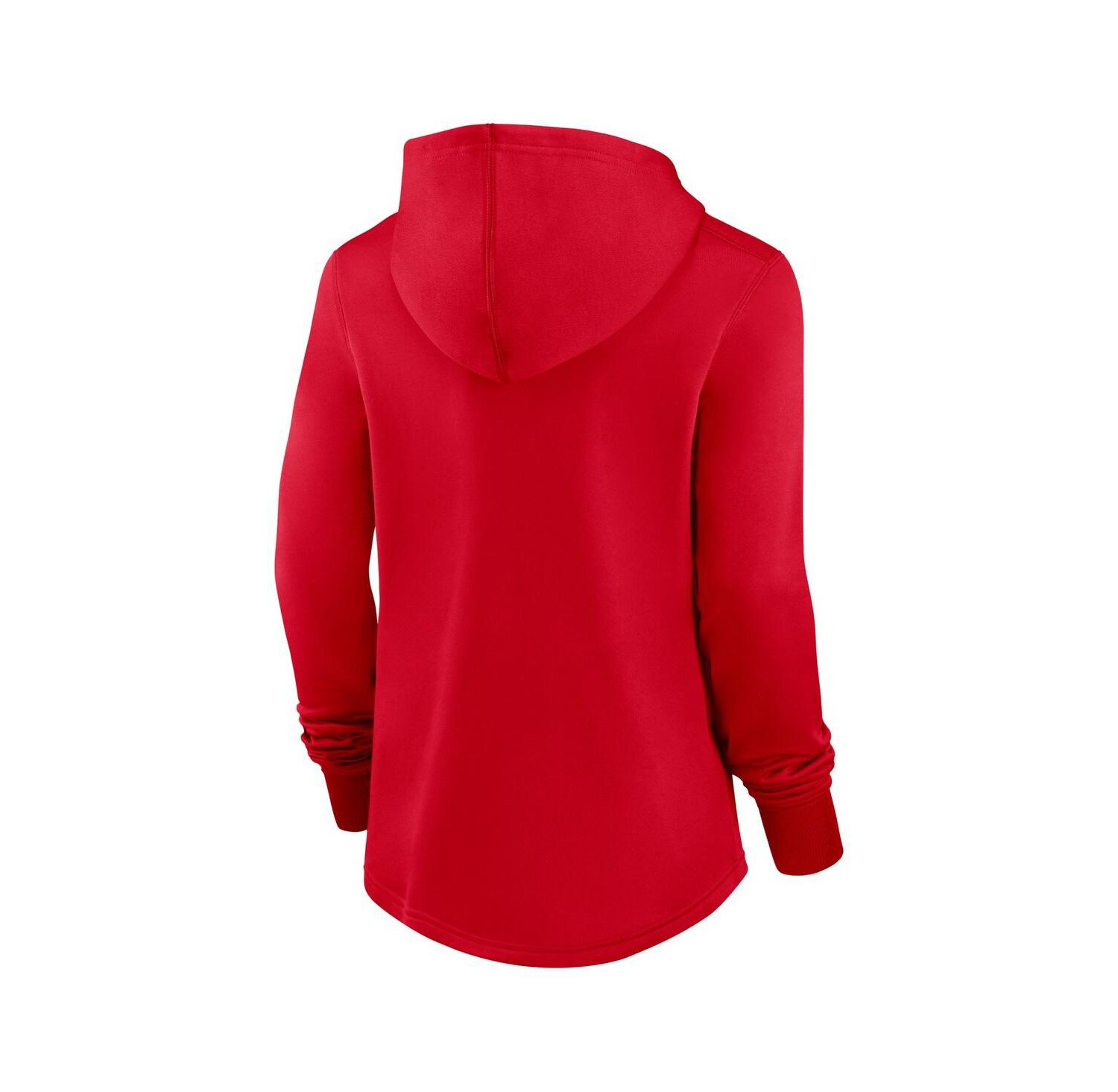 Women's Red Miami Marlins City Connect Pregame Performance Pullover Hoodie