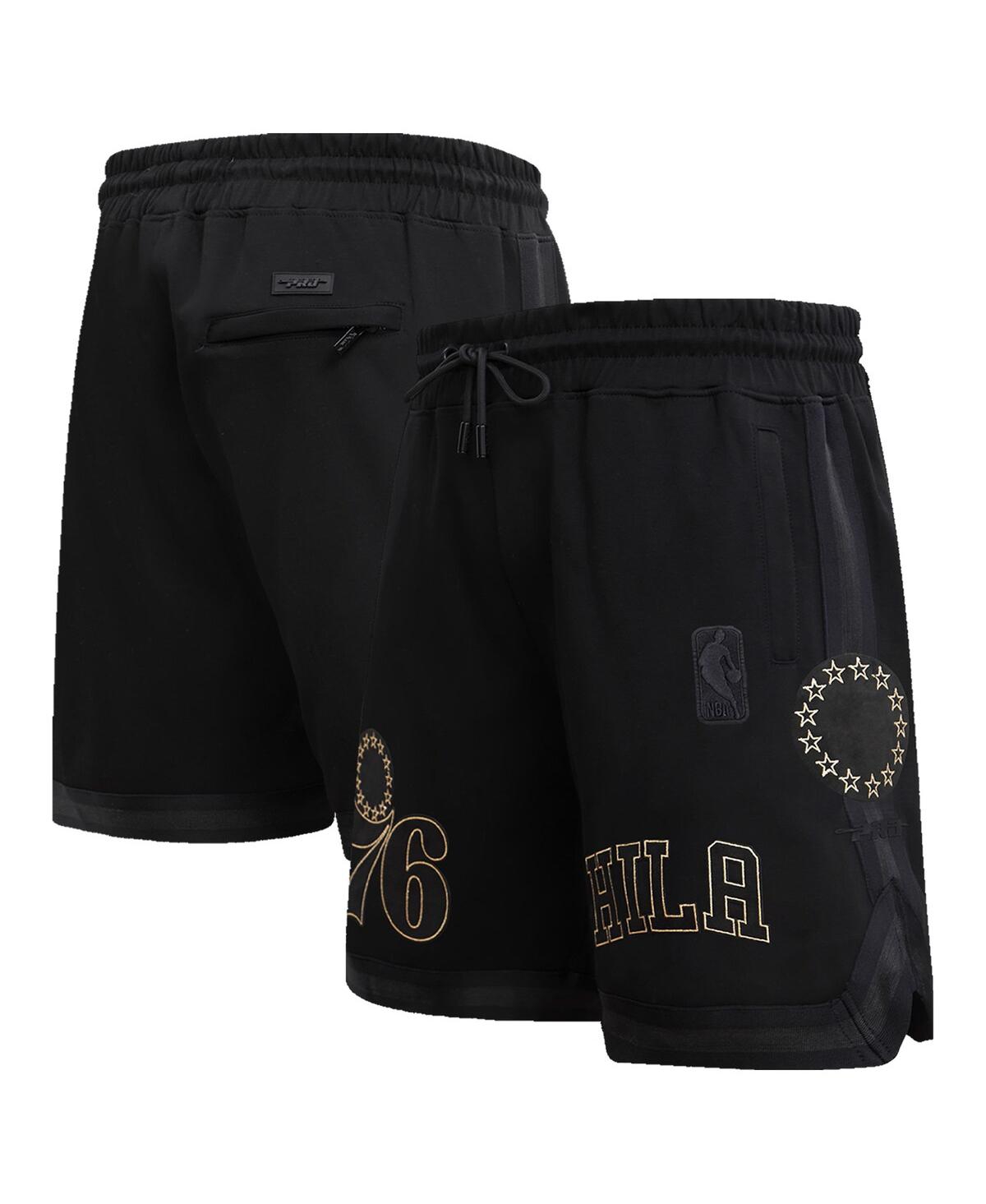 Men's Pro Standard Black Philadelphia 76ers Shorts - Black