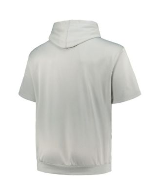 Men's Silver Chicago Bulls Big and Tall Logo Pullover Hoodie