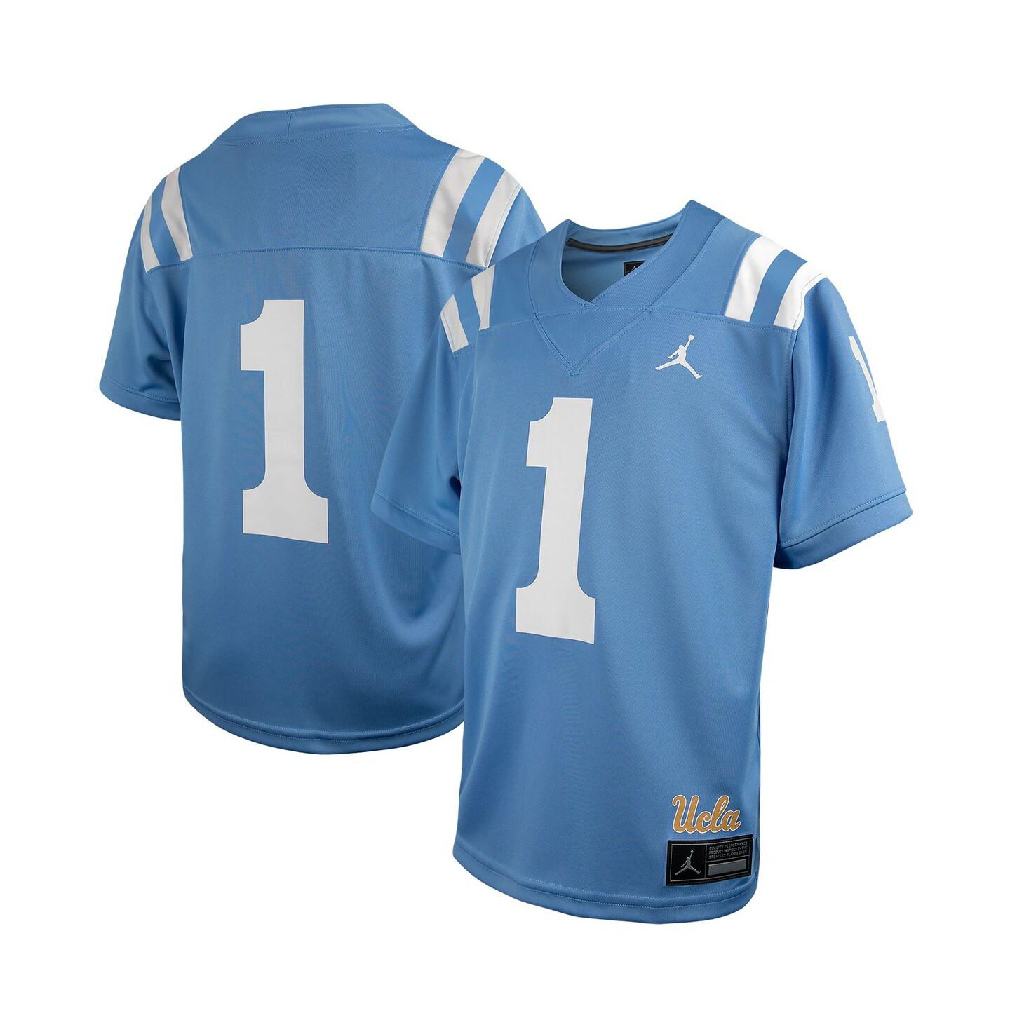 Детская игровая джерси Jordan Ucla Bruins #1 Untouchable, цвет: Светлый синий — фото 1