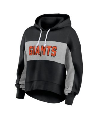 Women's Black San Francisco Giants Filled Stat Sheet Pullover Hoodie