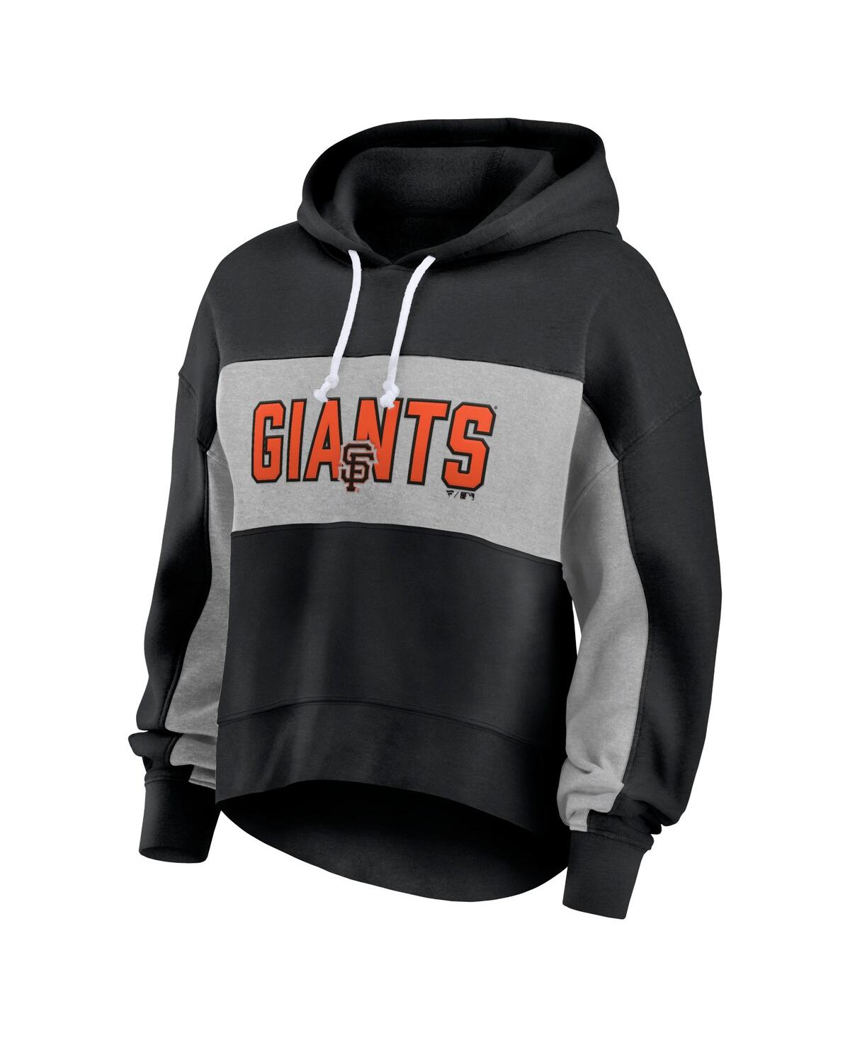 Fanatics Branded Black Baltimore Orioles Filled Stat Sheet Pullover Hoodie In Black