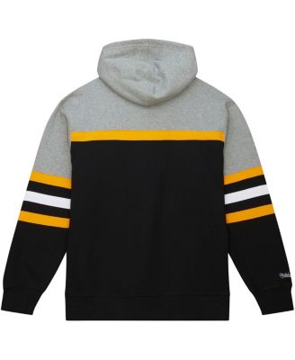 Men's Black, Gray Pittsburgh Penguins Head Coach Pullover Hoodie