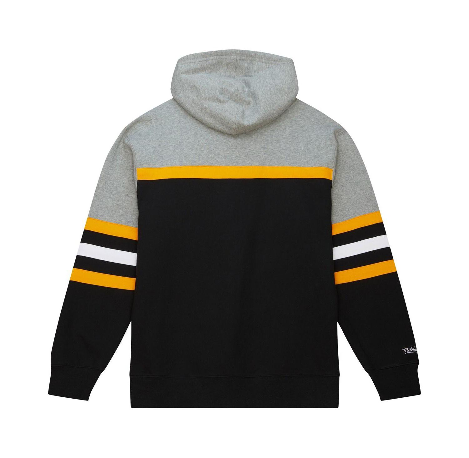 Men's Black, Gray Pittsburgh Penguins Head Coach Pullover Hoodie