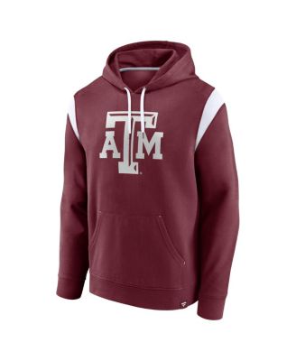 Men's Maroon Texas A&M Aggies Gym Rat Pullover Hoodie