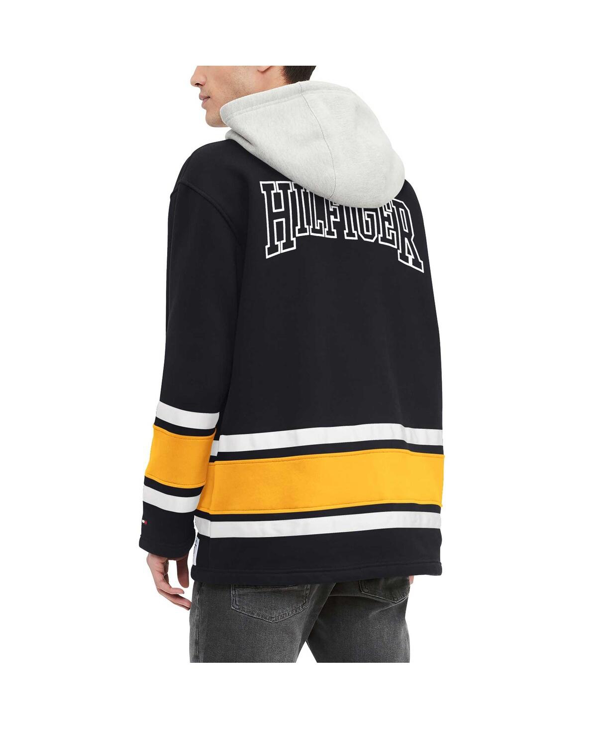 Shop Tommy Hilfiger Men's  Black Pittsburgh Steelers Ivan Fashion Pullover Hoodie
