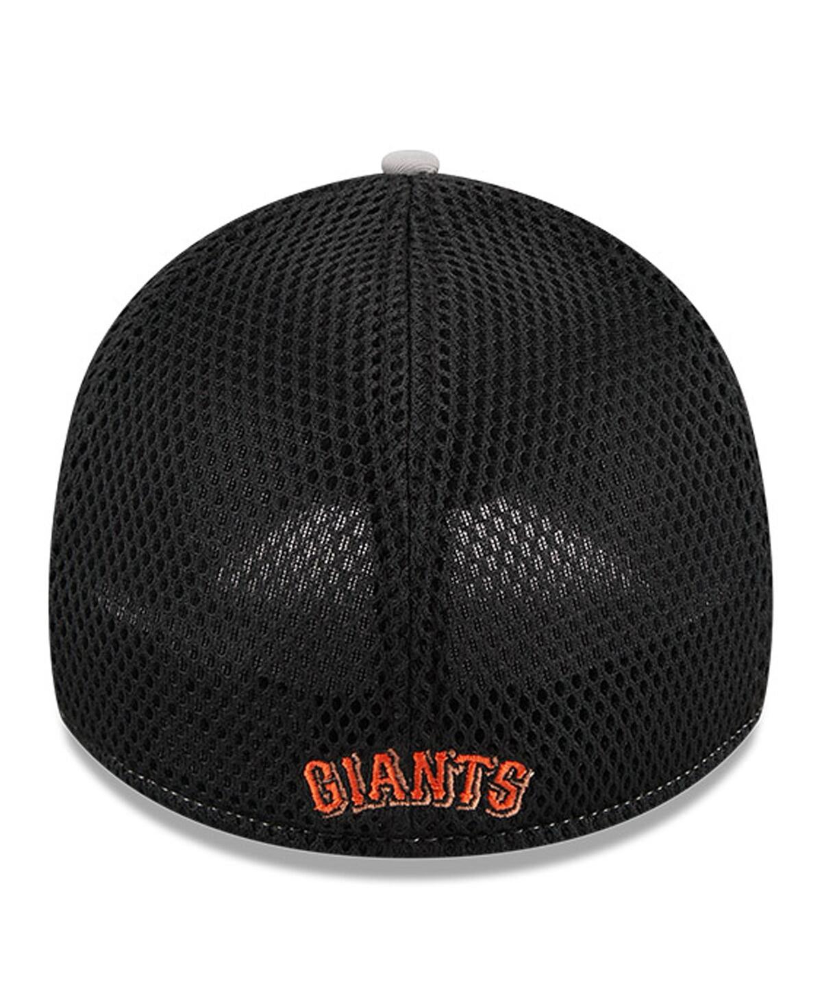 Men's New EraSan Francisco Giants Pipe 39THIRTY Flex Hat - Gray