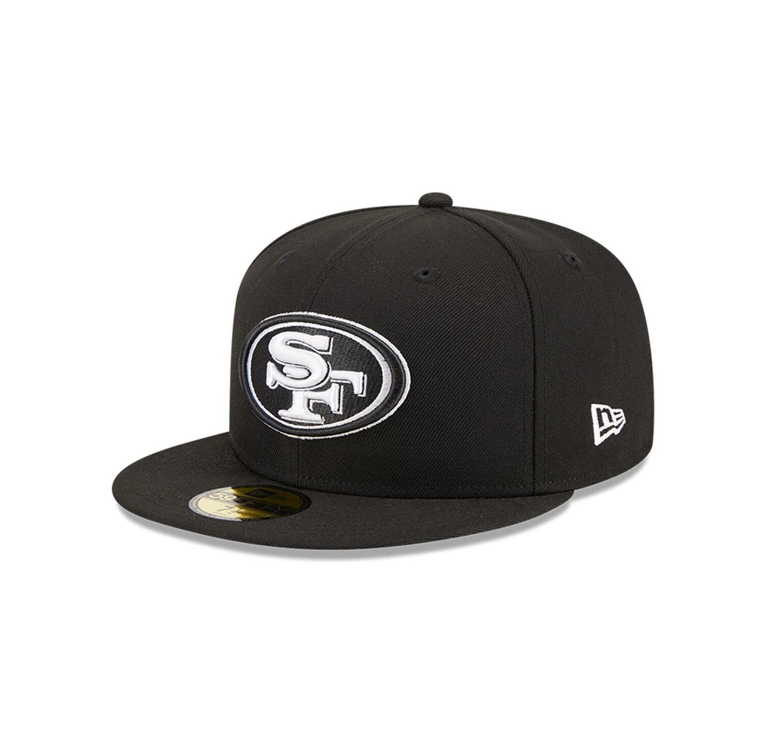 Men's Black San Francisco 49ers Main Patch 59FIFTY Fitted Hat