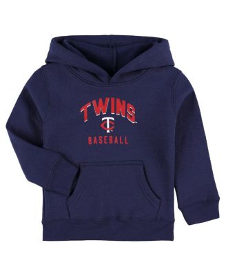 Toddler Boys and Girls Navy, Gray Minnesota Twins Play-By-Play Pullover Fleece Hoodie and Pants Set