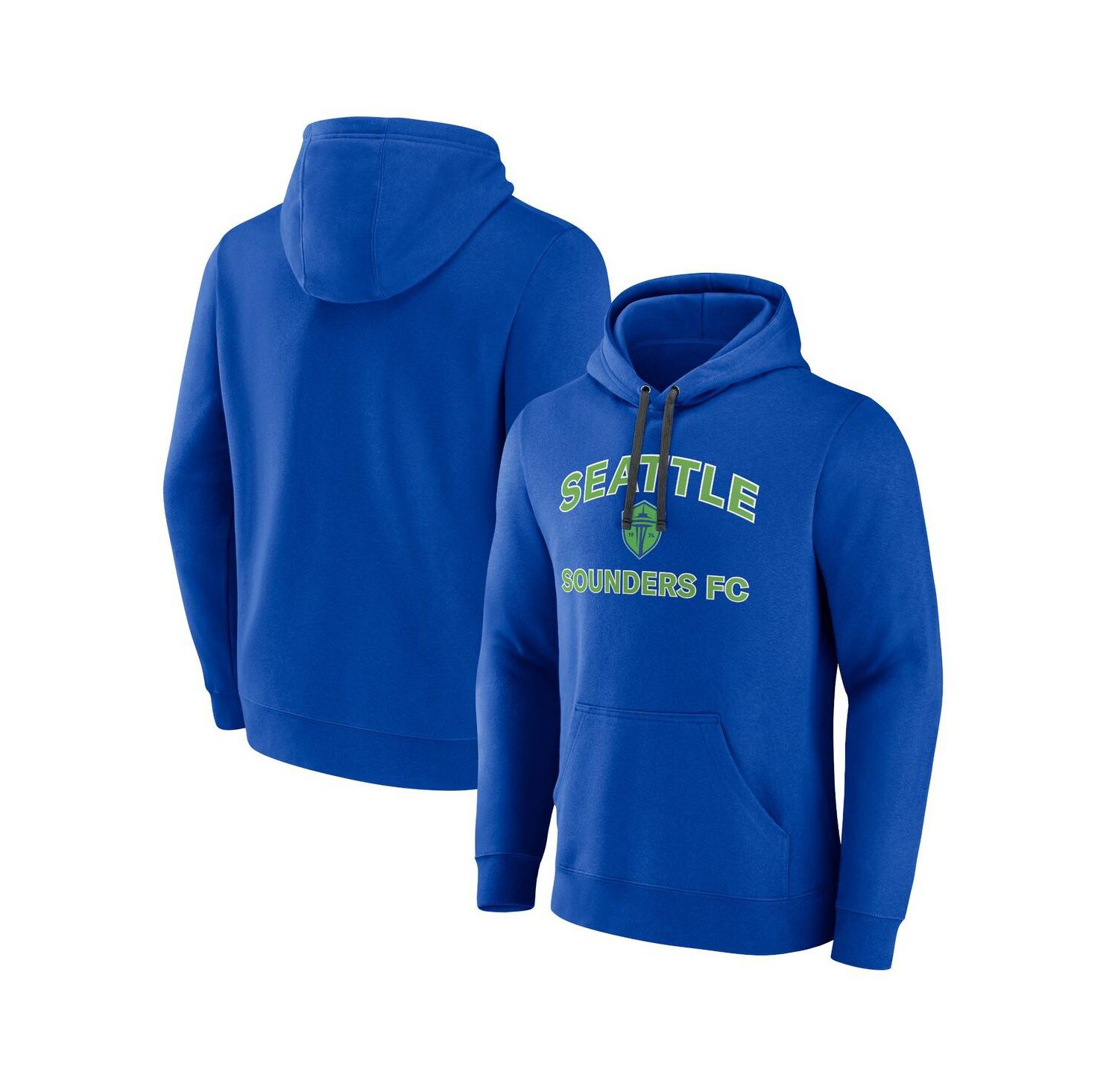 Men's Blue Seattle Sounders FC Heart & Soul Pullover Hoodie