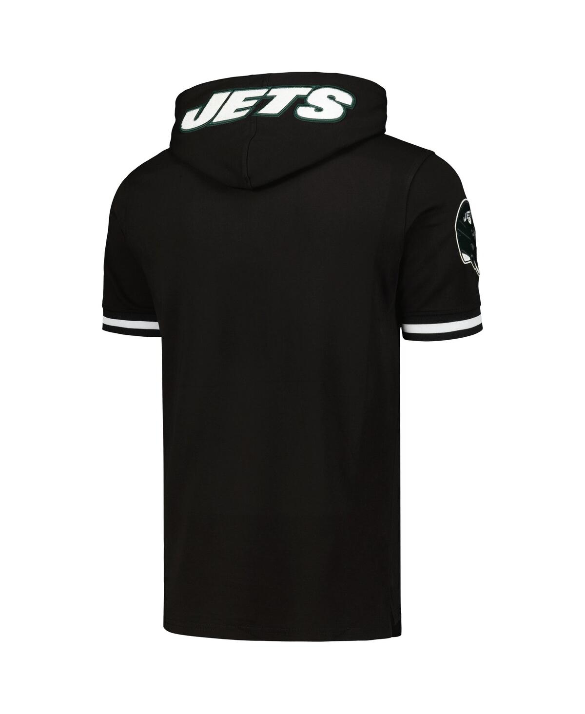 Shop Pro Standard Men's  Aaron Rodgers Black New York Jets Player Name And Number Hoodie T-shirt