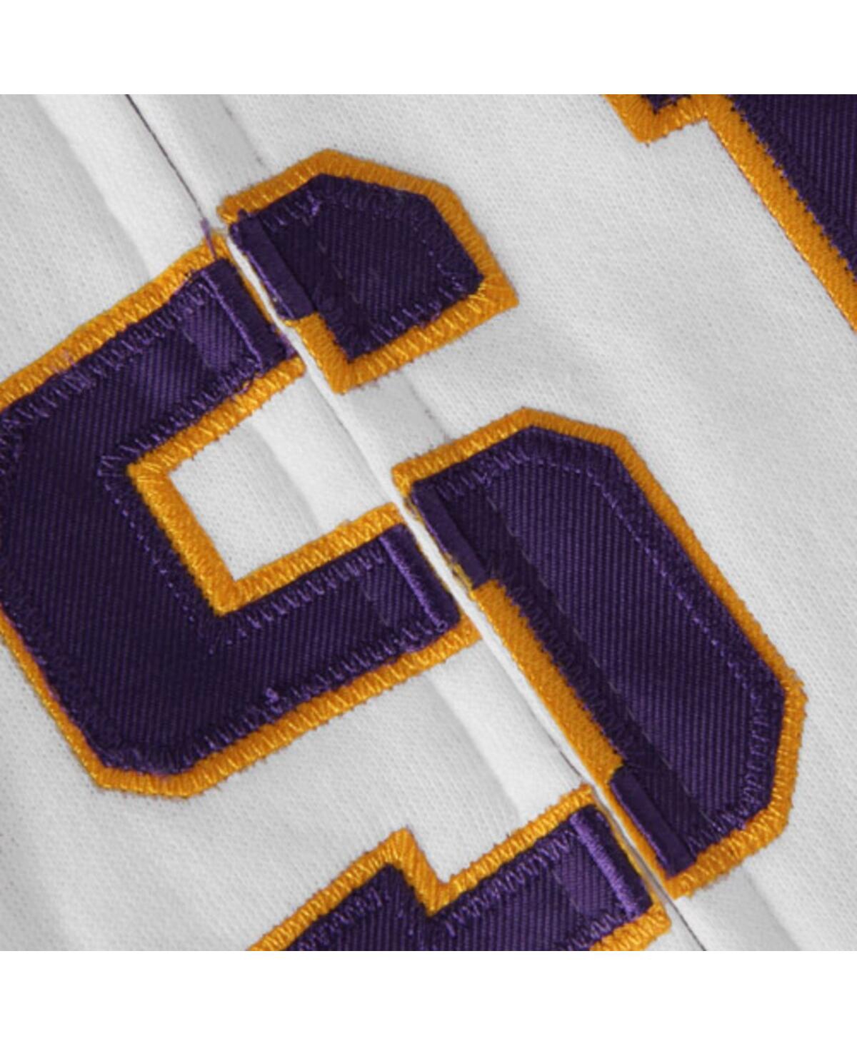 Women's ColosseumLsu Tigers Arched Name Full-Zip Hoodie - White