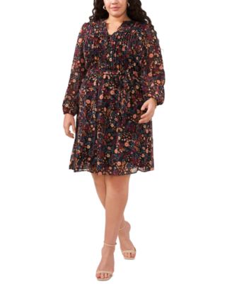sachin and babi light blue dress Elegant Long Sleeve Chiffon Dresses: Button Up Shirt... From Cong04, $17.76  In Bulk main image 0