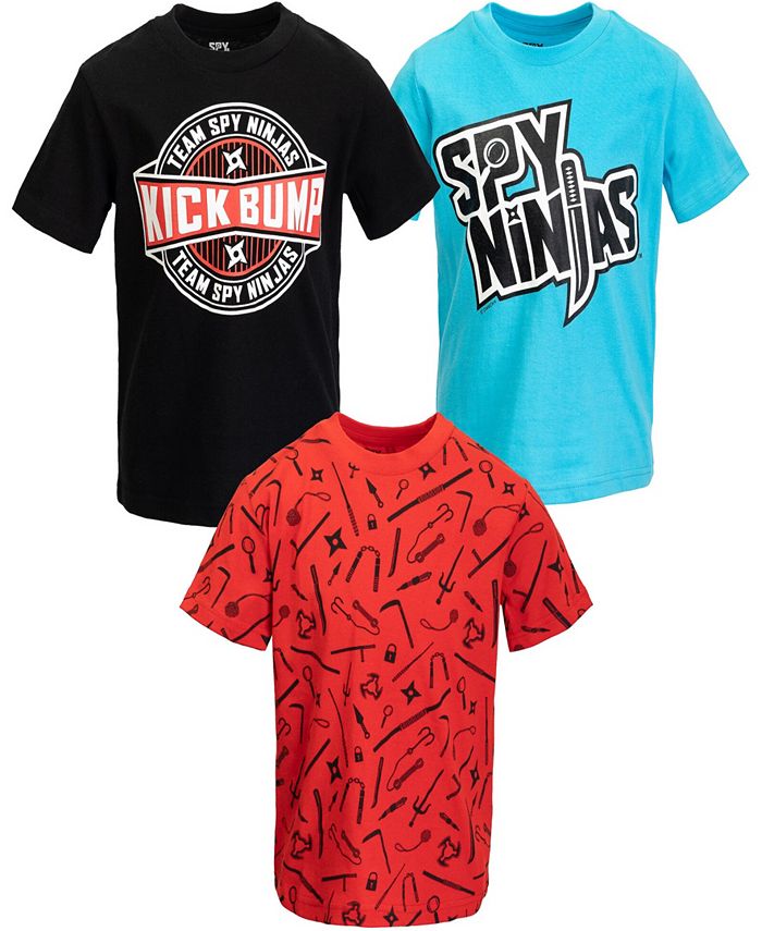 Spy Ninjas Boy's 3 Pack TShirts Little Kid to Big Kid Macy's