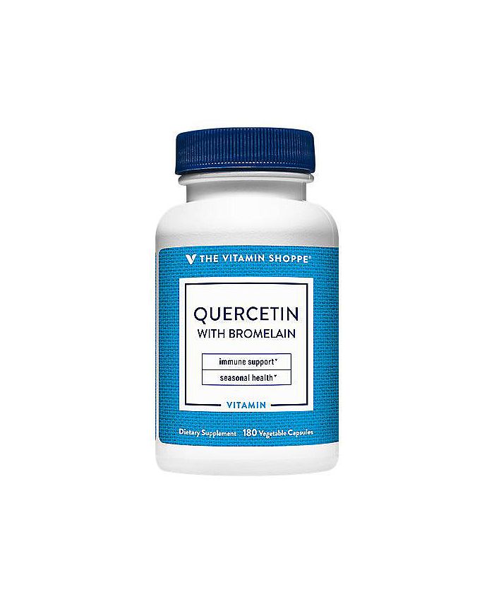 The Vitamin Shoppe Quercetin With Bromelain Immune & Seasonal Support