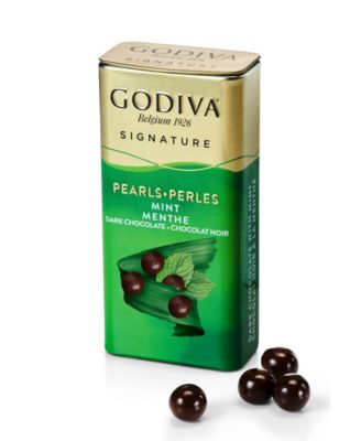Dark Chocolate Mint Pearls, Set of 18