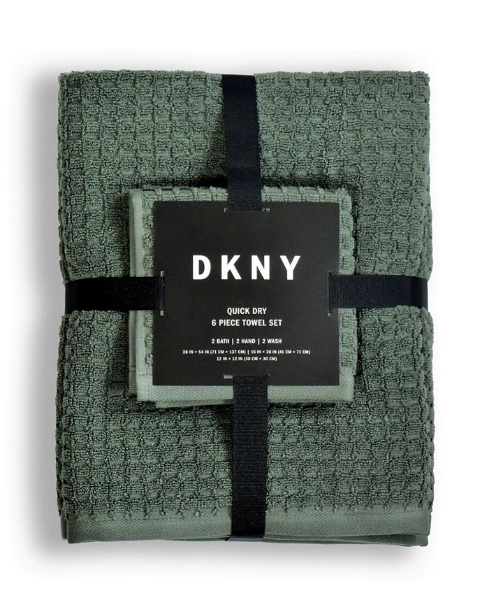 DKNY Quick Dry 6 Pieces Towel Set Macy's