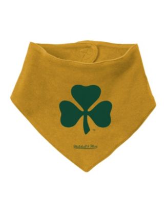Infant Boys and Girls Navy, Gold Notre Dame Fighting Irish 3-Pack Bodysuit, Bib and Bootie Set