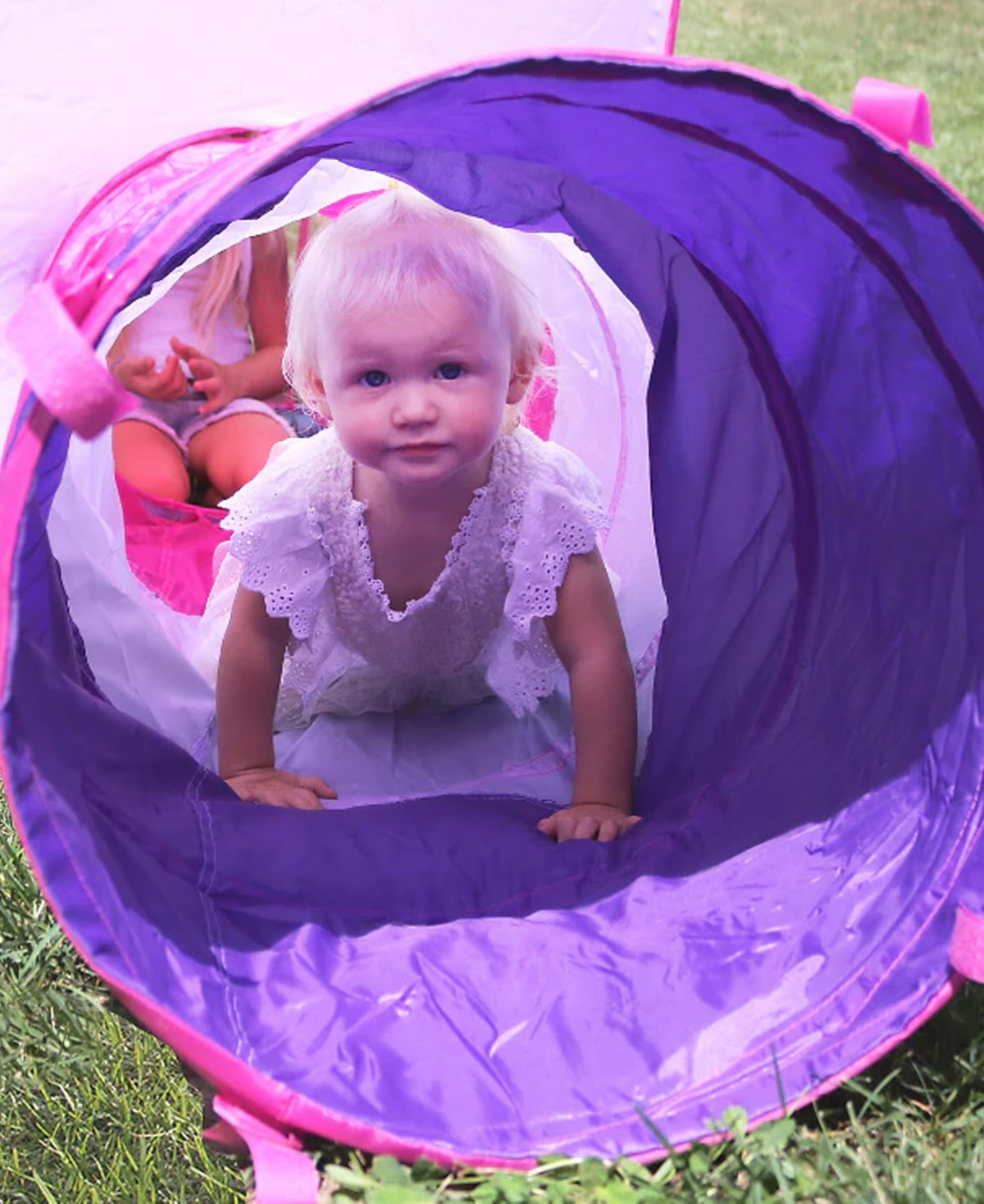 Shop M&m Sales Enterprises Blossom House Pop-out Play Tunnel In Purple,pink