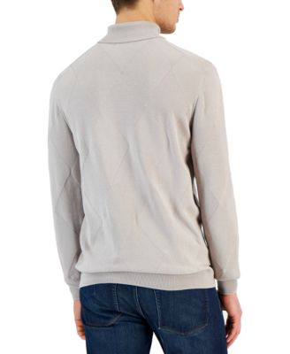 Alfani Men's Textured Turtleneck Sweater, Created for Macy's