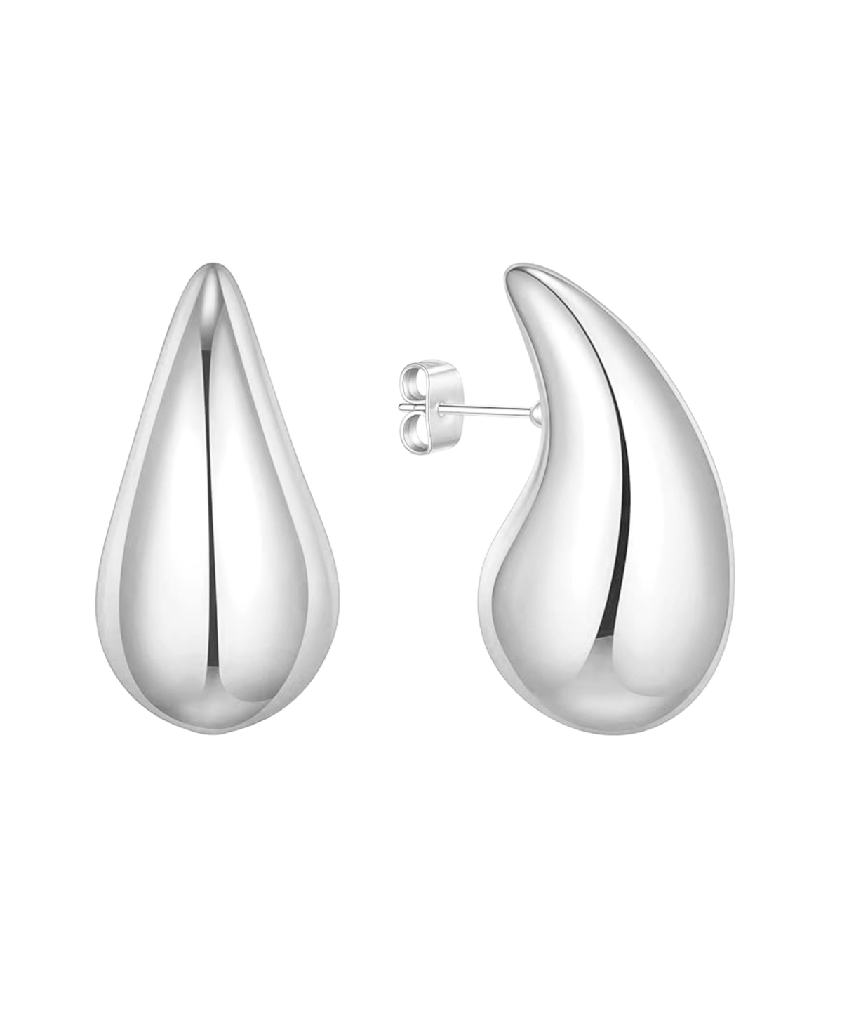 Shop And Now This 18k Gold Plated Or Silver Teardrop Small Teardrop Stud Earrings