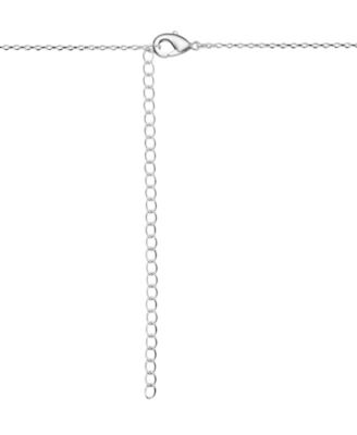 Cubic Zirconia Cross Pendant Necklace