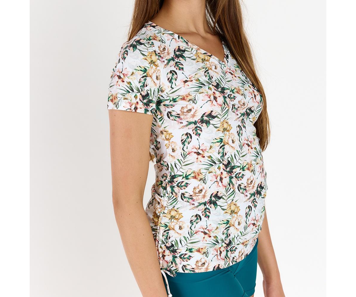 Calypsa Women's V-Neck Adele Swim Top