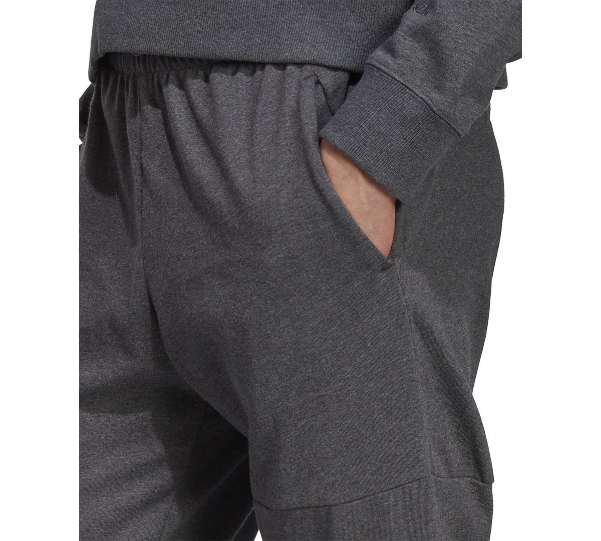 adidas Men's Essentials Single Jersey Tapered Badge of Sport Joggers