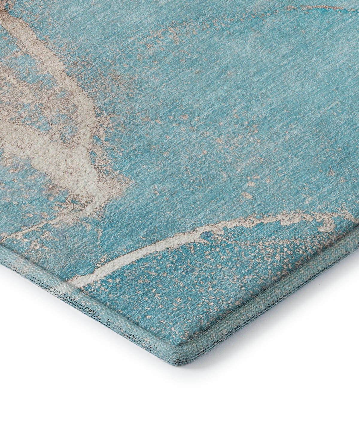 Dalyn Odyssey Oy7 2'3" X 7'6" Runner Area Rug In Aqua