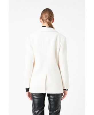 Women's Soft Buttoned Blazer